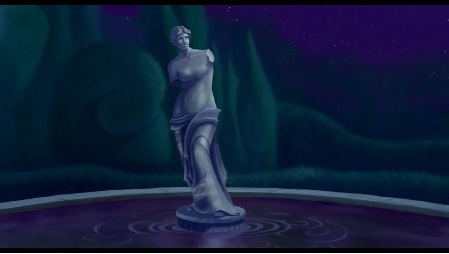 Vénus de Milo dans le dessin animé Hercules